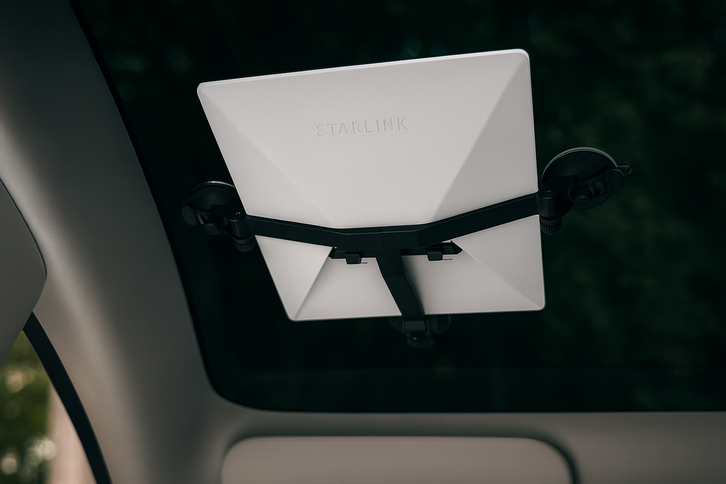 ConTronX Starlink Mini Suction Cup Mount – Portable Starlink Vehicle & Window Mount