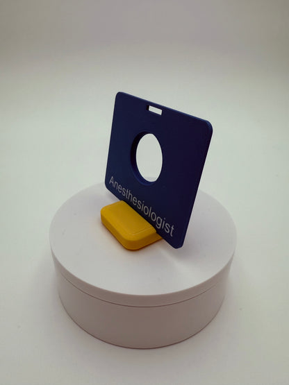 AirTag Badge Buddy for Anesthesiologists