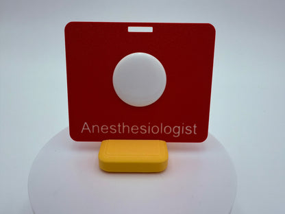 AirTag Badge Buddy for Anesthesiologists